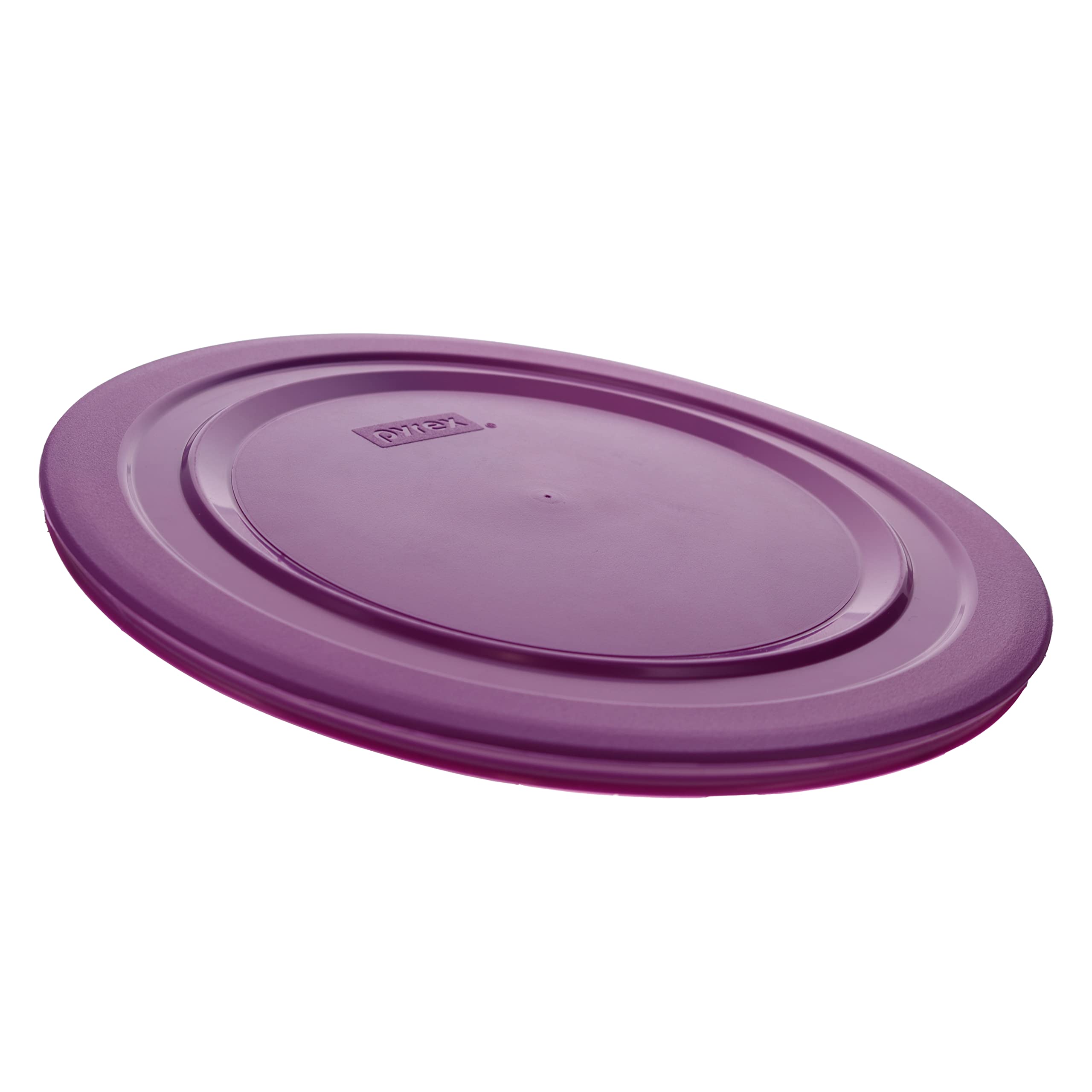 Pyrex 7404-Pc 4.5Qt Thistle Purple Plastic Food Storage Replacement Lid, Made In Usa - 2 Pack